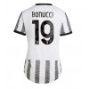 Damen Fußballbekleidung Juventus Leonardo Bonucci #19 Heimtrikot 2022-23 Kurzarm